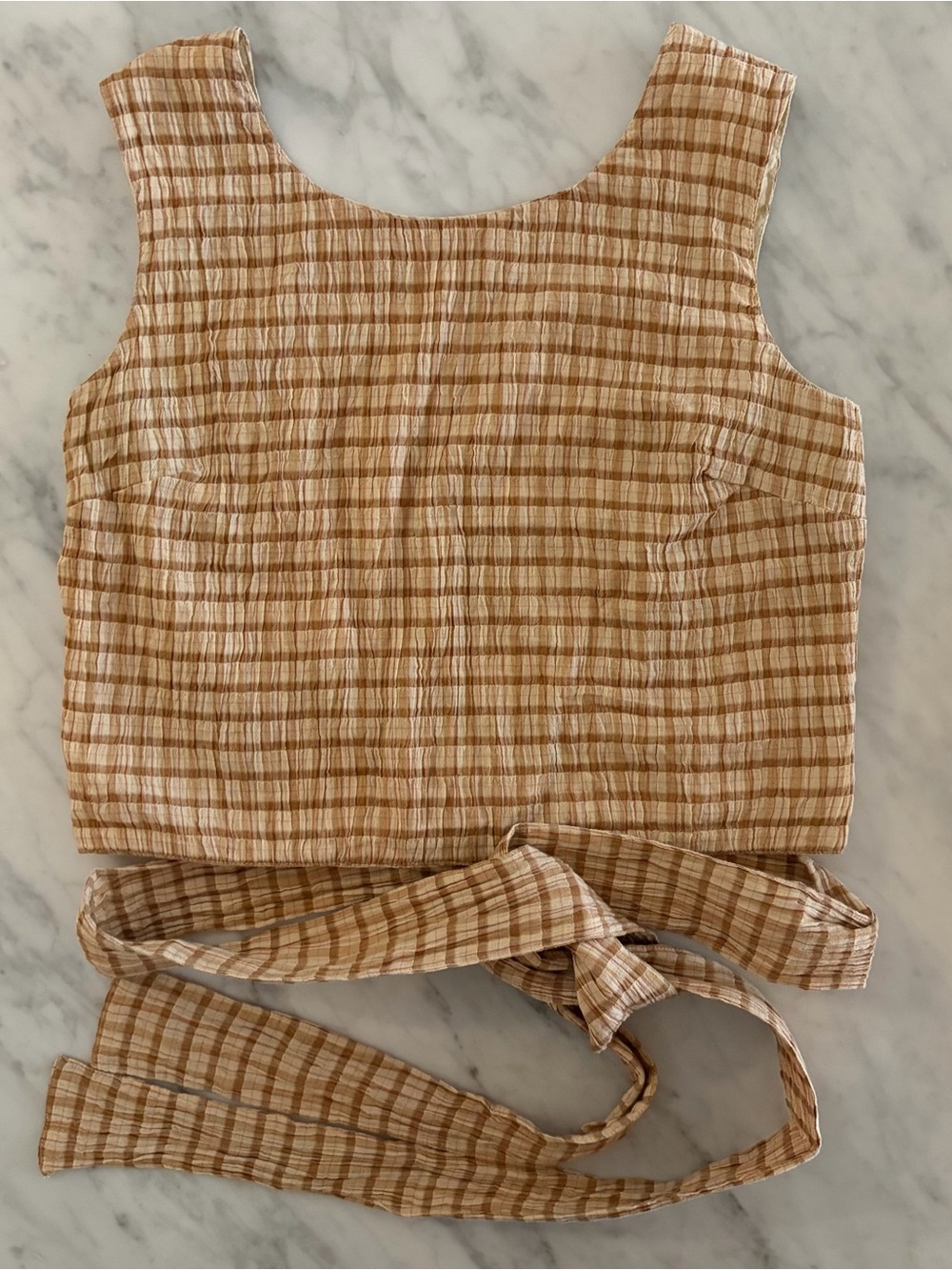 Paloma Wool Busta Tie-Wrap Crop Top - Size L